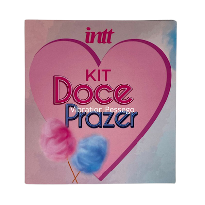 Kit Doce Prazer - Comestível | Algodão Doce e Efeito Vibrante - Intt Cosméticos