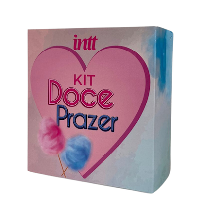 Kit Doce Prazer - Comestível | Algodão Doce e Efeito Vibrante - Intt Cosméticos