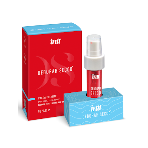 Calda Beijável Déborah Secco - Comestível | Sabor Gourmet e Sensual - Intt Cosméticos