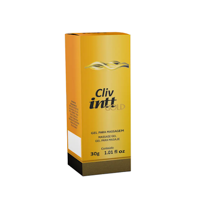 Gel Masculino Cliv Gold 30g Intt – Equilíbrio e Conforto Sensorial