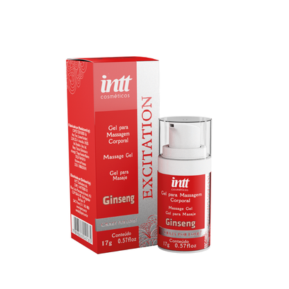Excitation Gel de Massagem com Ginseng 17g – Intt Cosméticos