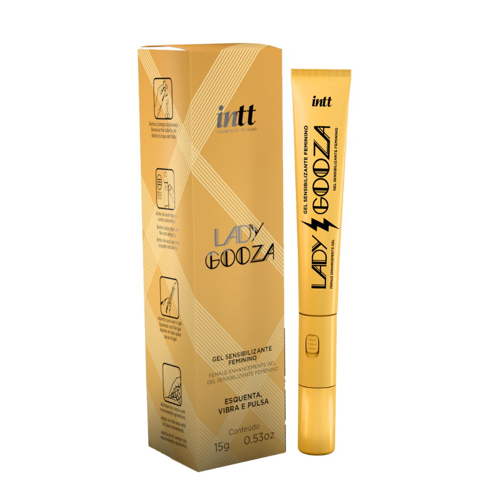 Gel de Massagem Sensorial Lady Gooza 15g Intt – Efeito Tripla Ação