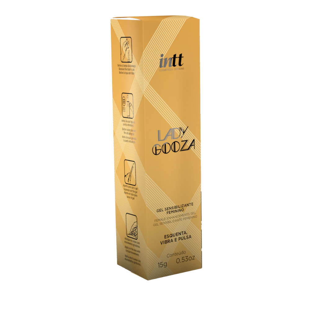 Gel de Massagem Sensorial Lady Gooza 15g Intt – Efeito Tripla Ação