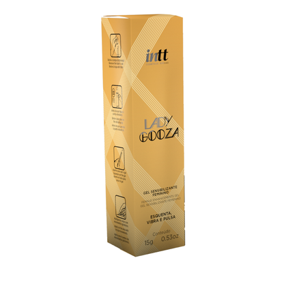 Gel de Massagem Sensorial Lady Gooza 15g Intt – Efeito Tripla Ação