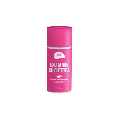 Excitation Chicleteira - Gel Estimulante | Efeito Pulsante Sabor Chiclete - Intt Cosméticos