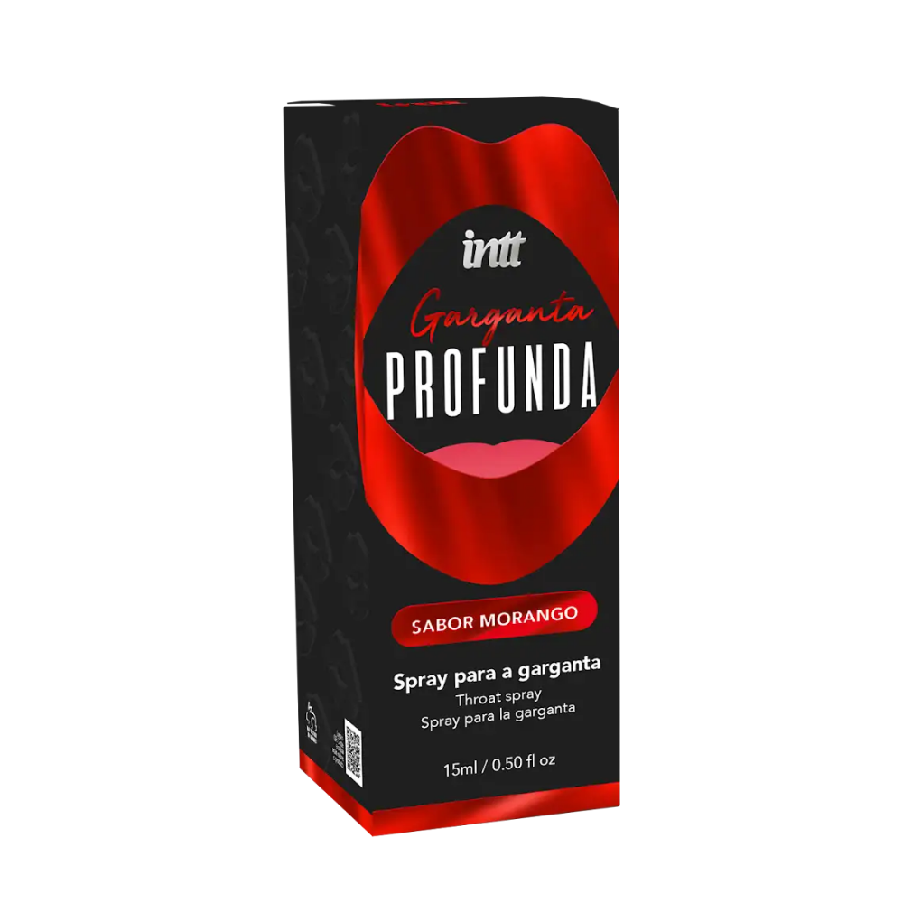 Spray Bucal Sensorial Deep Morango 15ml Intt – Conforto e Sabor