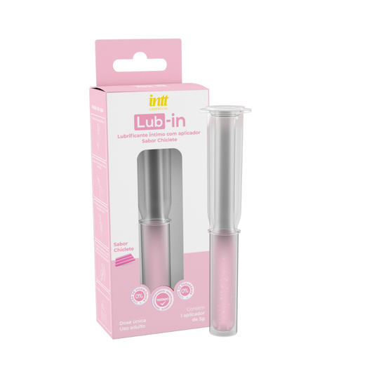 Lubrificante Lub-In Chiclete - Comestível | Sabor Doce e Base Água - Intt Cosméticos
