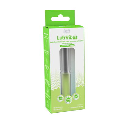 Lubrificante Lub Vibes Menta - Vibrante | Efeito Ice e Base Água - Intt Cosméticos