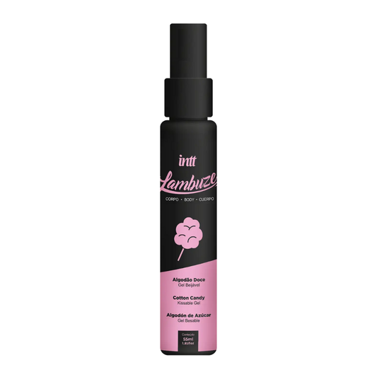 Lambuze Algodão Doce Intt – Calda Beijável Comestível 55ml