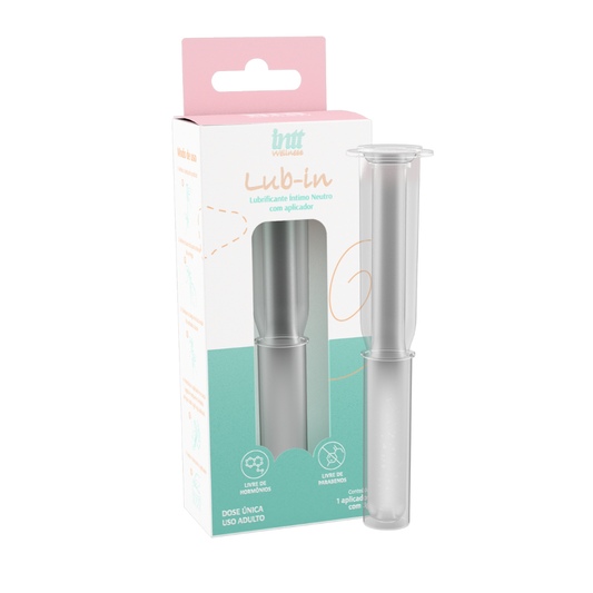 Lubrificante Lub-In Neutro - Base Água | Seguro para Preservativo e Brinquedos - Intt Cosméticos