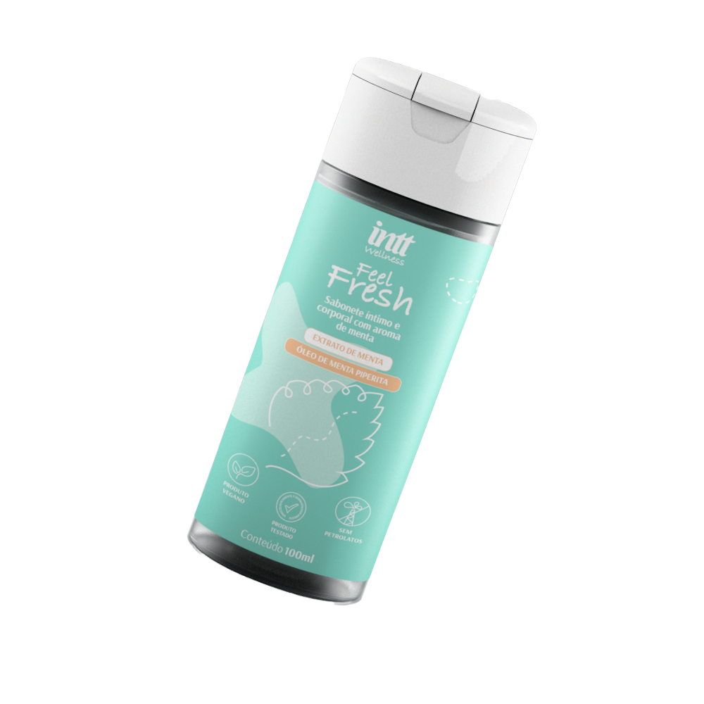 Sabonete Íntimo Feminino Feel Fresh Menta 100ml Intt
