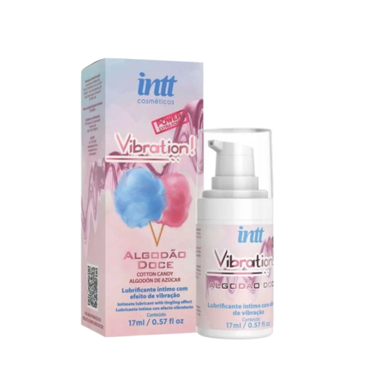 Vibration Power Algodão Doce - Gel Vibratório Estimulante Comestível - Intt Cosméticos