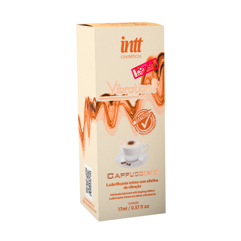 Gel de Massagem Sensorial Vibration Capuccino 17ml Intt