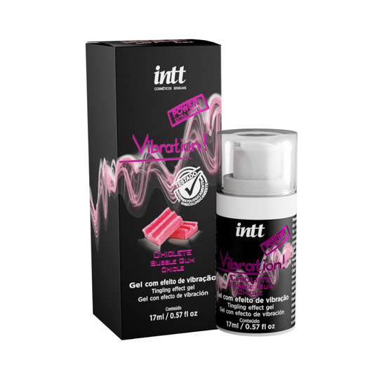Vibration Power Chiclete - Gel Vibratório Estimulante Sabor Chiclete - Intt Cosméticos