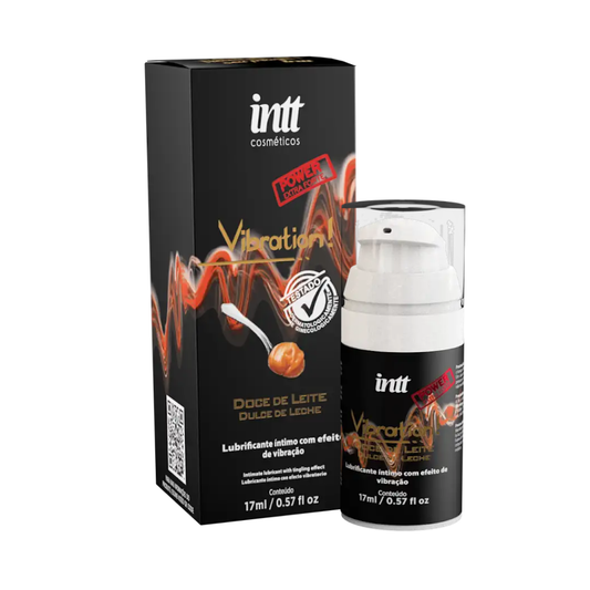 Vibration Power Doce de Leite - Gel Vibratório Estimulante Comestível - Intt Cosméticos