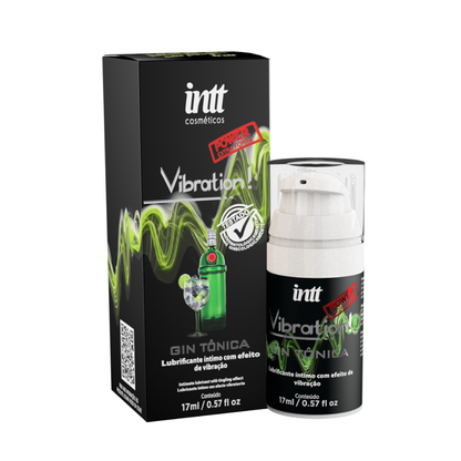 Vibration Power Gin Tônica - Gel Estimulante Vibratório Comestível - Intt Cosméticos