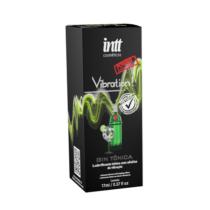 Vibration Power Gin Tônica - Gel Estimulante Vibratório Comestível - Intt Cosméticos