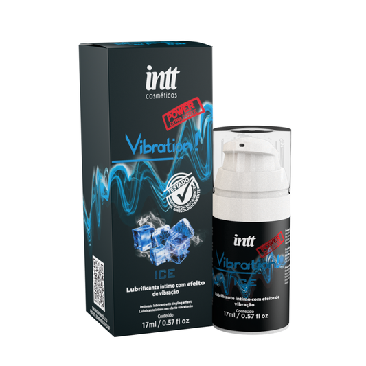 Vibration Power Ice - Gel Estimulante Vibratório com Efeito Gelado - Intt Cosméticos
