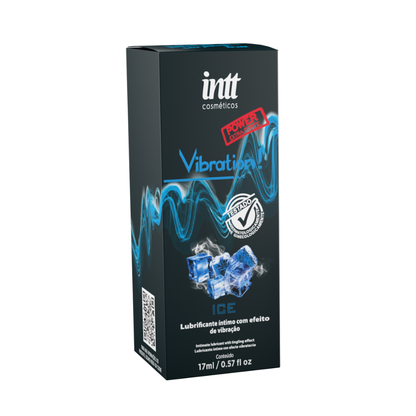 Vibration Power Ice - Gel Estimulante Vibratório com Efeito Gelado - Intt Cosméticos