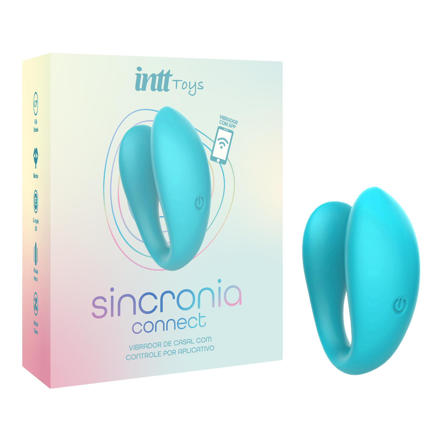 Dispositivo de Massagem Smart Connect Sincronia – Tecnologia via App