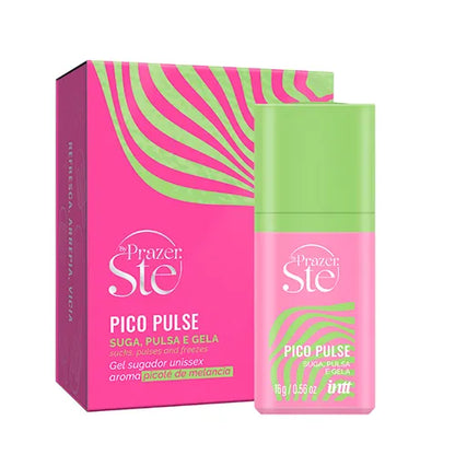 Pico Pulse Melancia - Gel Estimulante | Pulsante Comestível Sabor Fruta - Intt Cosméticos
